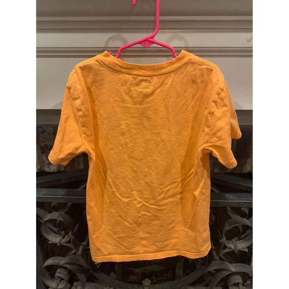 Polo Ralph Lauren orange small kids size 8 tshirt (bin W)